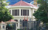Cơ quan, công sở ở Hà Nội treo cờ rủ ngày Quốc tang Chủ tịch nước Trần Đại Quang